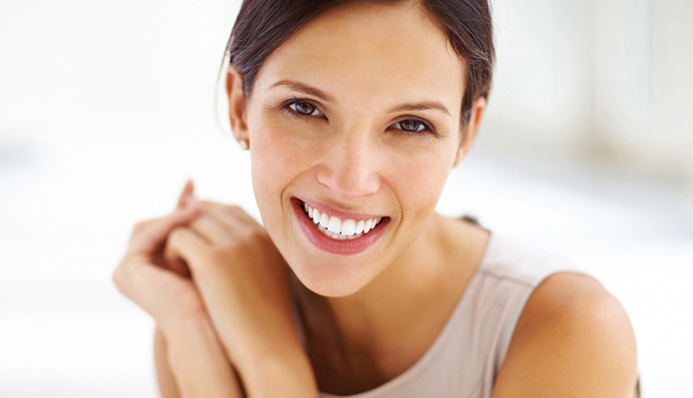 woman smiling