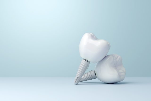 vector of zirconia dental implants