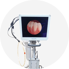 Perioscope periodontal endoscope used to treat gum disease