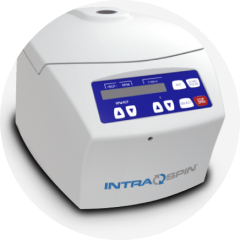 IntraSpin centrifuge used to produce platelet rich fibrin