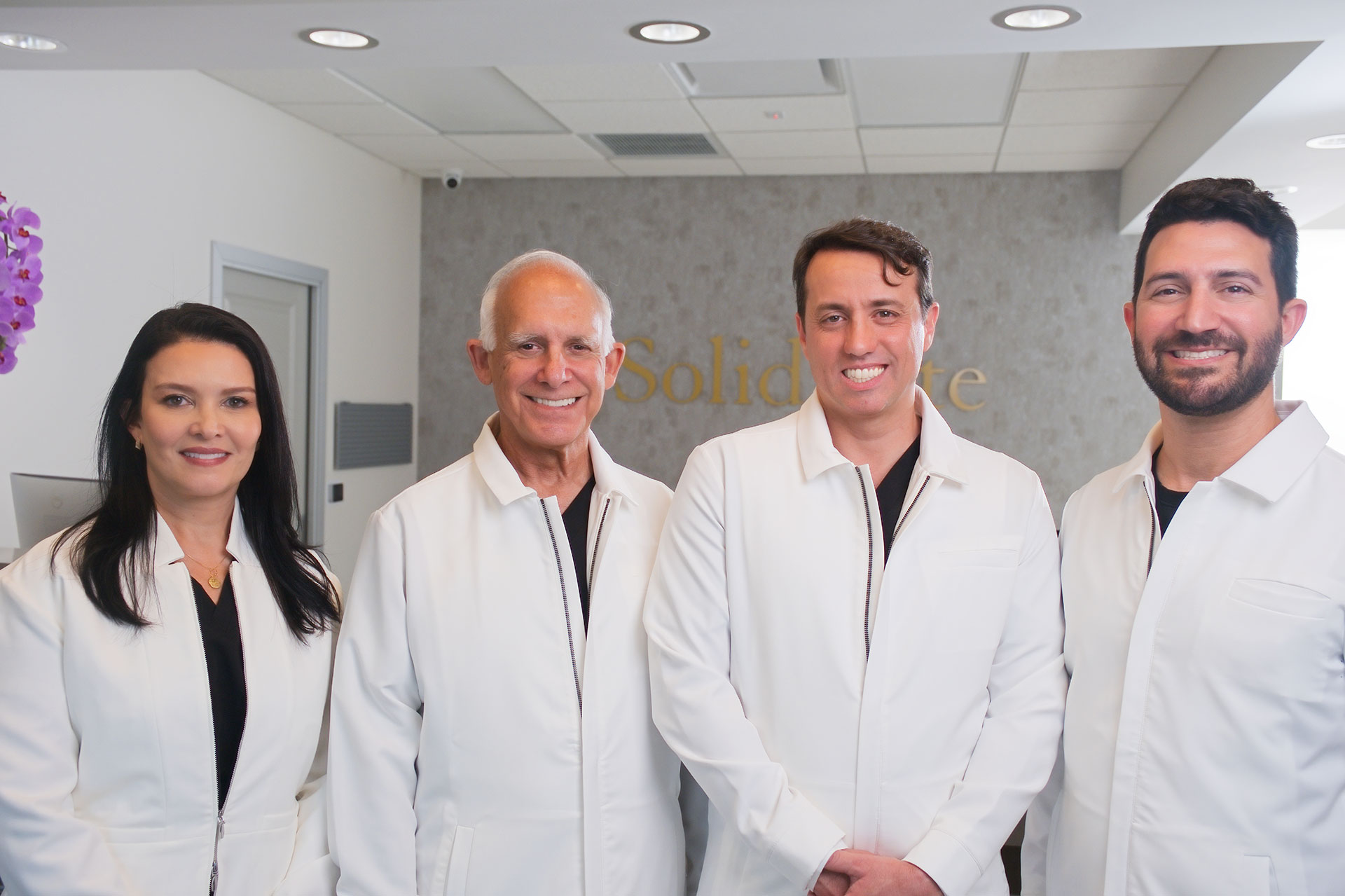 Dr. Vladia Coelho, Dr. Lee Sheldon, Dr. Michel Furtado, and Dr. Matt Sheldon