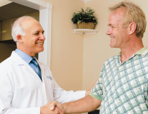 Patient with Dr. Lee Sheldon